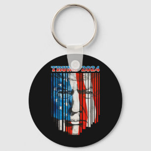 Chaveiro Sinalizador Americano Face Trump Vintage Donald Tr