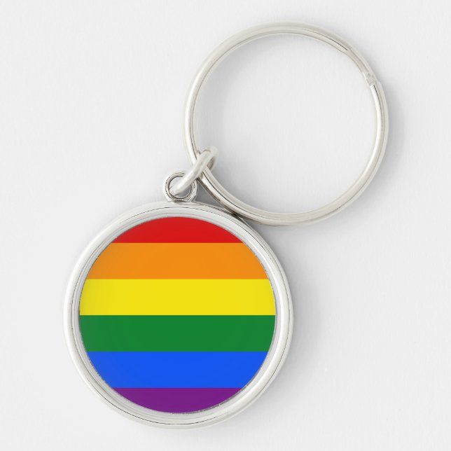 Chaveiro Sinalizador arco-íris LGBT (Frente)