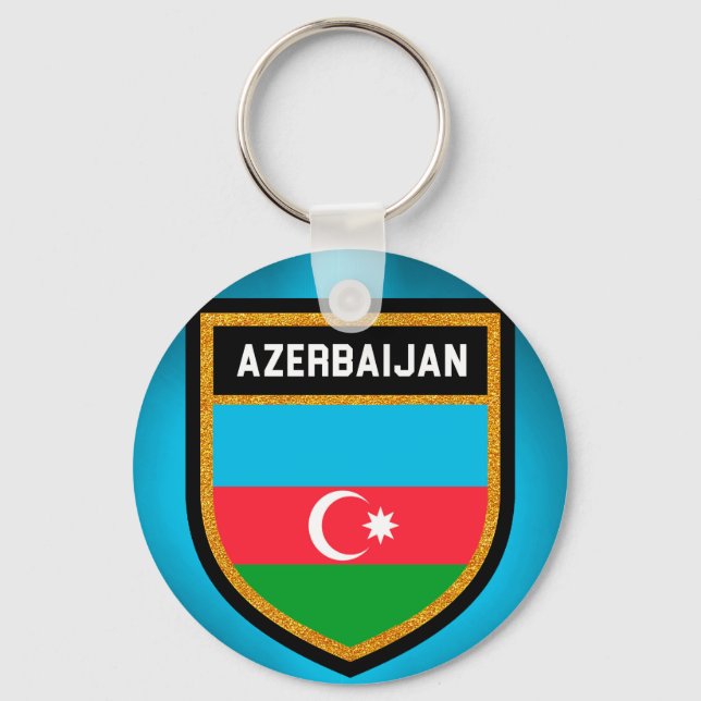 Chaveiro Sinalizador Azerbaijão (Frente)