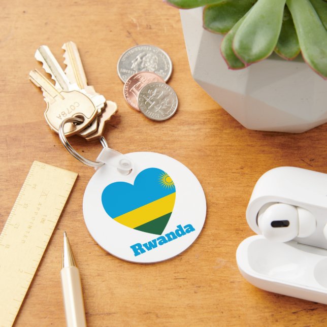 Chaveiro Sinalizador Coração Ruanda (Mesa)