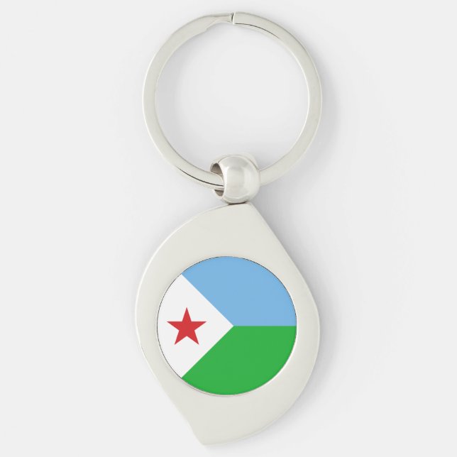 Chaveiro Sinalizador Djibouti (Frente)