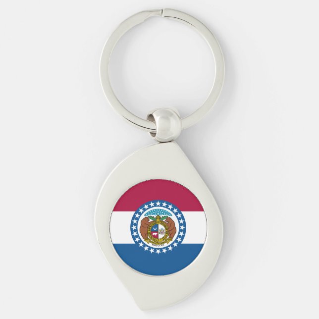 Chaveiro Sinalizador do Estado do Missouri (Frente)