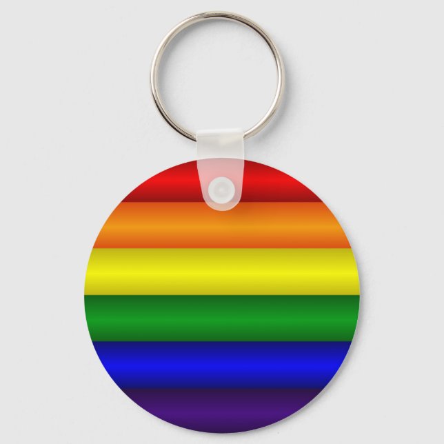 Chaveiro Sinalizador do Orgulho Arco-Íris (Frente)