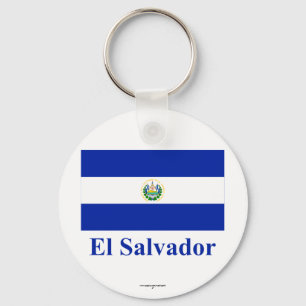 Chaveiro Sinalizador El Salvador com Nome