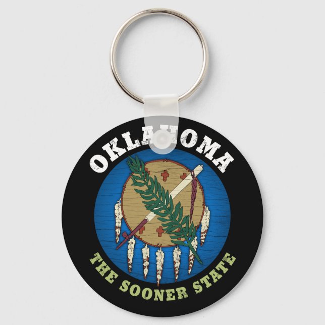CHAVEIRO SINALIZADOR ESTADUAL OKLAHOMA SOONER (Frente)