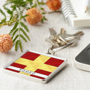 Chaveiro Sinalizador Marítimo de Sinal Náutico de Cores A