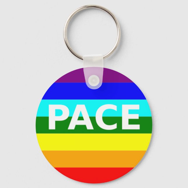 Chaveiro Sinalizador Pace (Paz) Italiano (Frente)