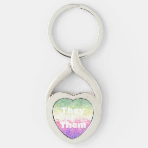 Chaveiro Sinalizador Personalizável do Orgulho de Genderdoe