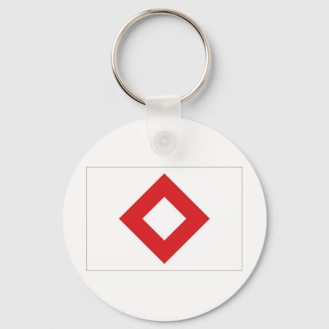 Chaveiro Sinalizador Red Cross Red Crystal (Frente)