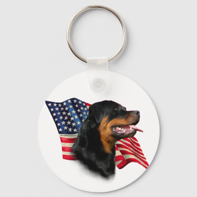 Chaveiro Sinalizador Rottweiler (Frente)