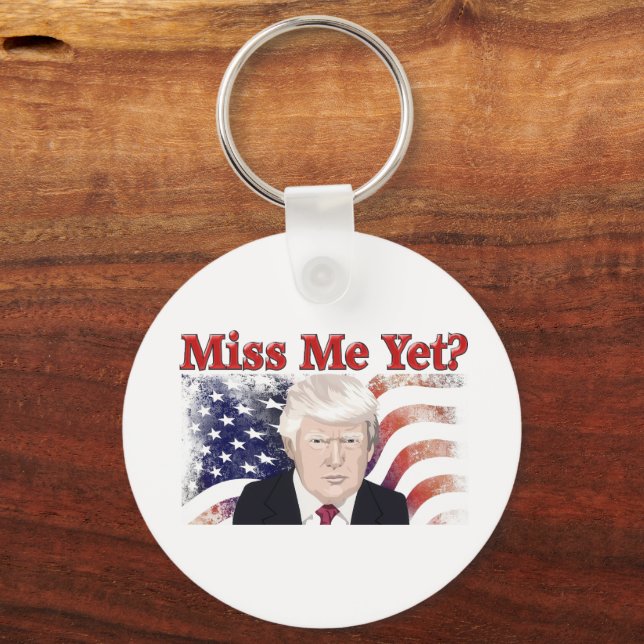 Chaveiro Sinalizador Trump Miss Me (Verso)