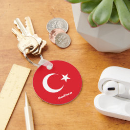 Chaveiro Sinalizador Turquia de Nome Personalizado