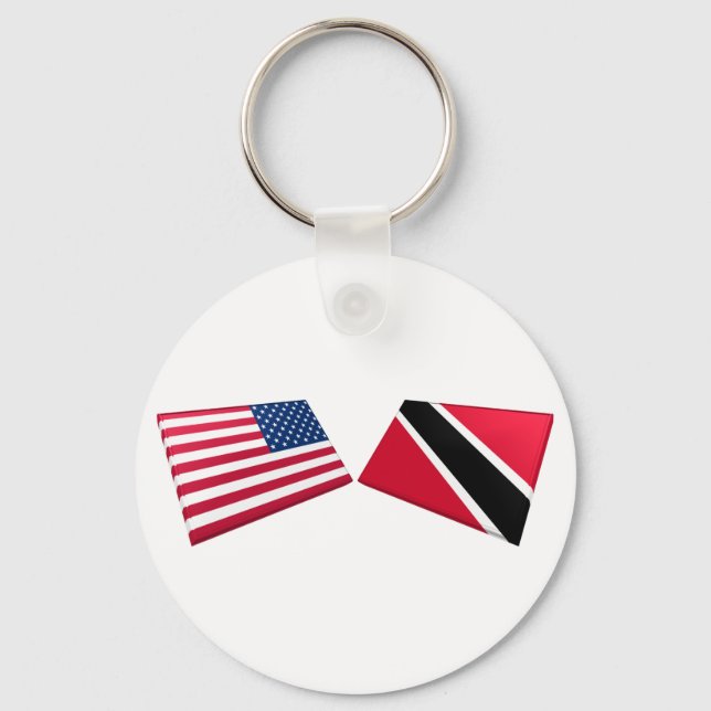 Chaveiro Sinalizadores US & Trinidad e Tobago (Frente)