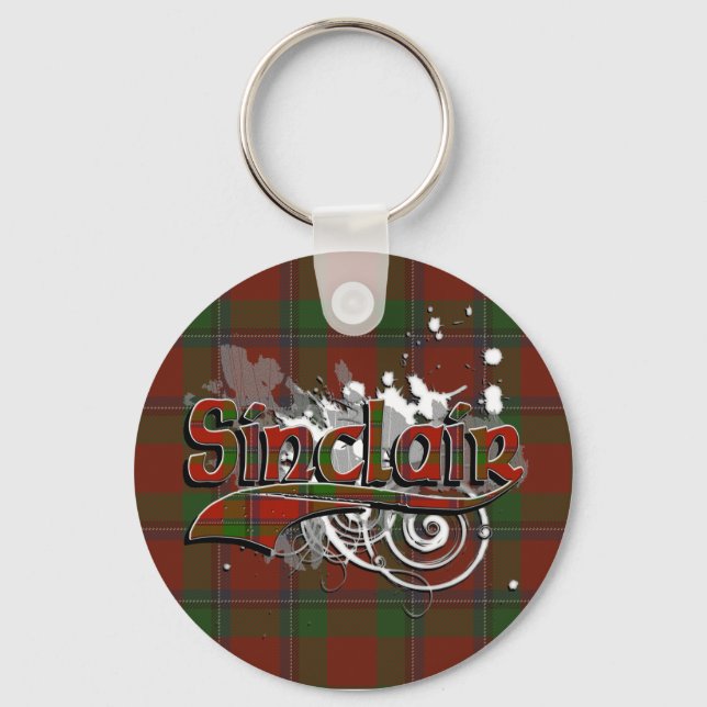Chaveiro Sinclair Tartan Grunge (Frente)