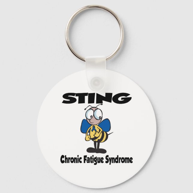 Chaveiro Síndrome da Fadiga Crônica STING (Frente)