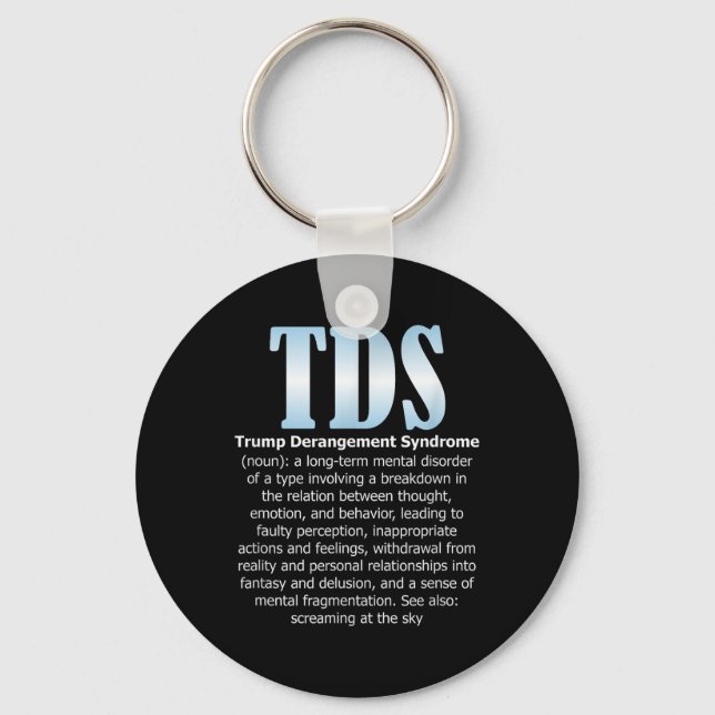 Chaveiro Síndrome de Descolamento de Tds Trombose Engraçado (Frente)