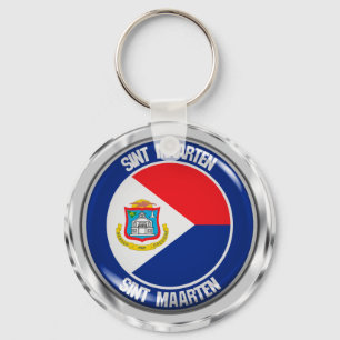 Chaveiro Sint Maarten Round Emblem