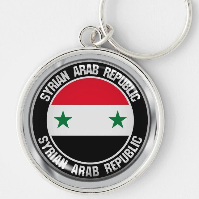 Chaveiro Síria Round Emblem (Frente)