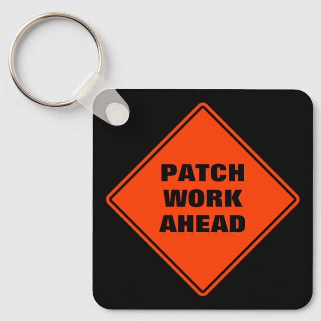 Chaveiro Sistema de correção laranja na frente da placa de  (Frente)