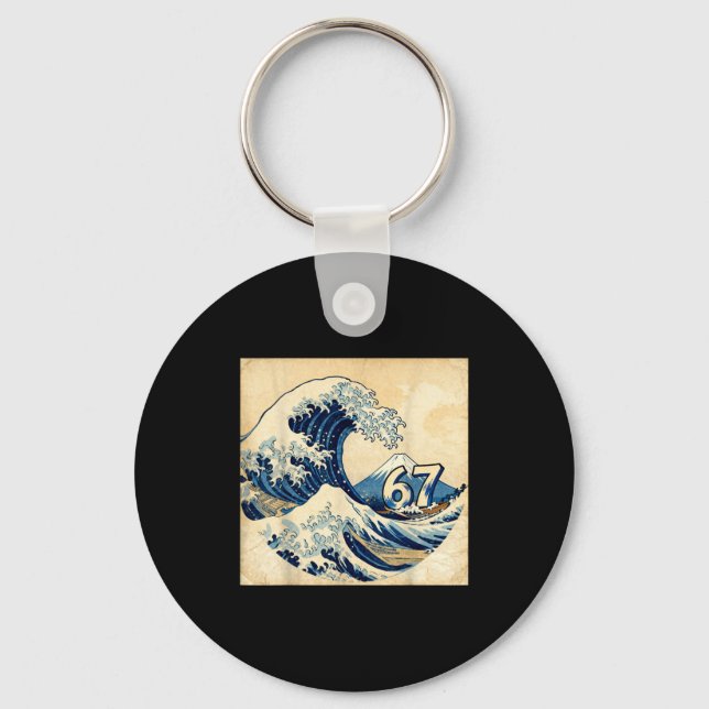 Chaveiro Six Seven 67 6-7 Japanese The Great Wave Off Kanag (Frente)