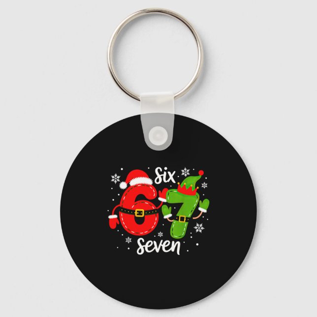 Chaveiro Six Seven Meme Christmas 67 Xmas  (Frente)