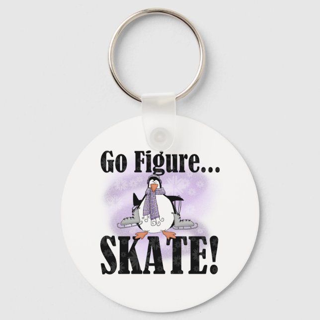Chaveiro Skate Penguin Go (Frente)