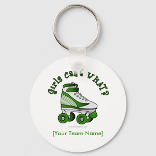 Chaveiro Skate Roller Derby - Verde