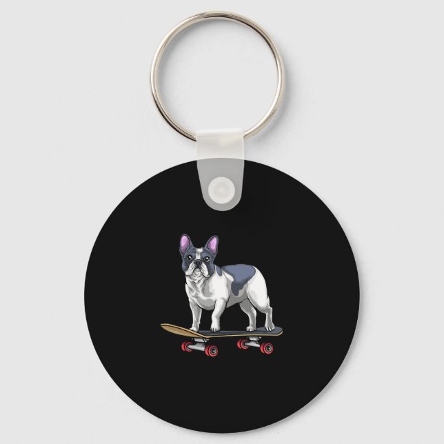 Chaveiro Skateboard Bulldog (Frente)