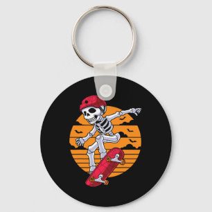 Chaveiro Skateboard Skeleton Funny Skater