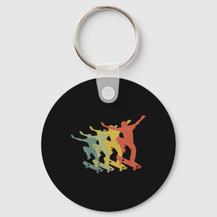 Chaveiro Skateboard Vintage Skate Retro Amor Skateboarding