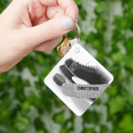 Chaveiro Skates Negros de Hockey Personalizados