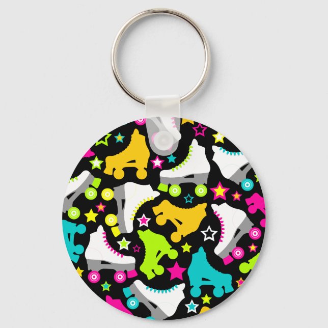 Chaveiro Skates retrorreflectores (Preto) (Frente)