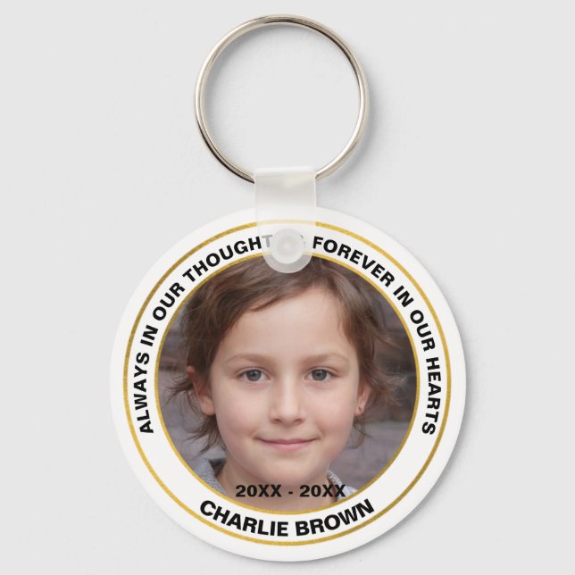 Chaveiro Skaymarts | Sempre em nossos pensamentos e coraçõe (Frente)