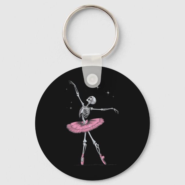 Chaveiro Skeleton Balé Halloween Costume Engraçado Skype (Frente)