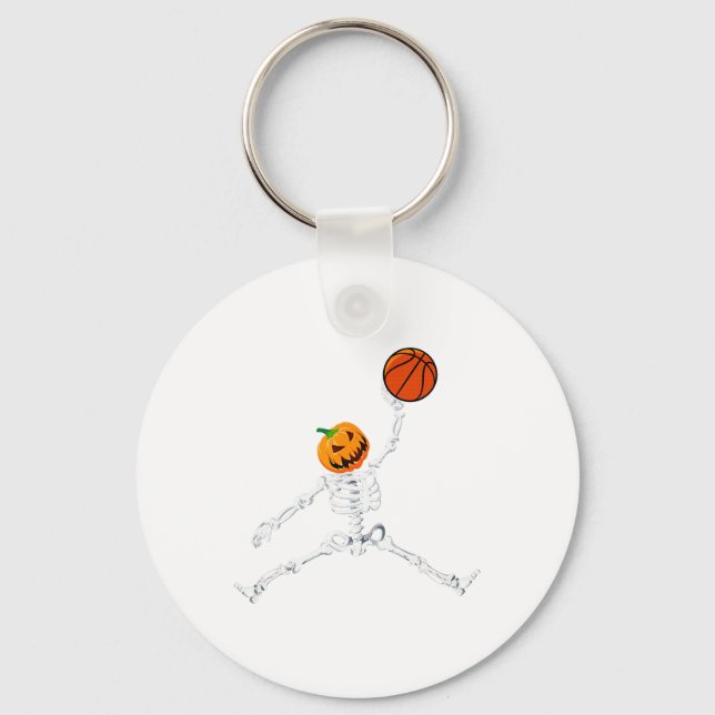 Chaveiro Skeleton Basball Halloween Pumpkin Slam Dunk (Frente)