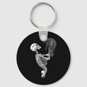 Chaveiro Skeleton Cat Art For Men Women Felume Hall