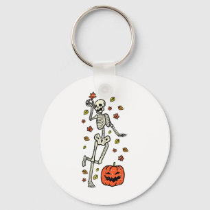 Chaveiro Skeleton Dance Pumpkin Fall Men