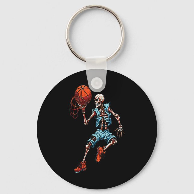 Chaveiro Skeleton Halloween Spooky Dunking Skull (Frente)