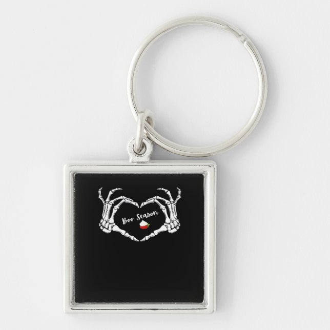 Chaveiro Skeleton Hand Heart Season Classic (Frente)