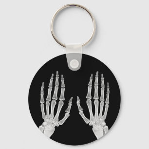 Chaveiro Skeleton Hands Xray Imagem da Anatomia Humana