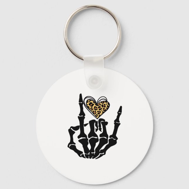 Chaveiro Skeleton Heart Hands Classic (Frente)