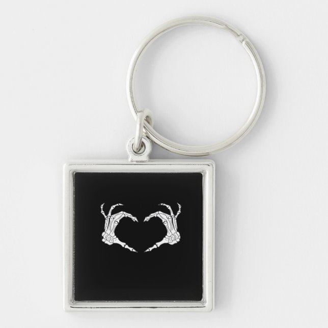 Chaveiro Skeleton Heart Hands Classic (Frente)