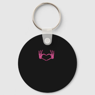Chaveiro Skeleton Heart Hands Classic