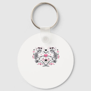 Chaveiro Skeleton Heart Mãos Clássicas Virais