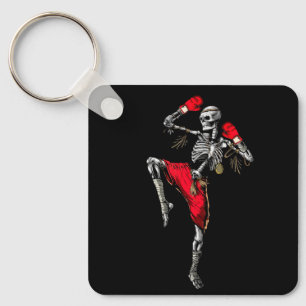 Chaveiro Skeleton Muay Thai Halloween Briga MMA