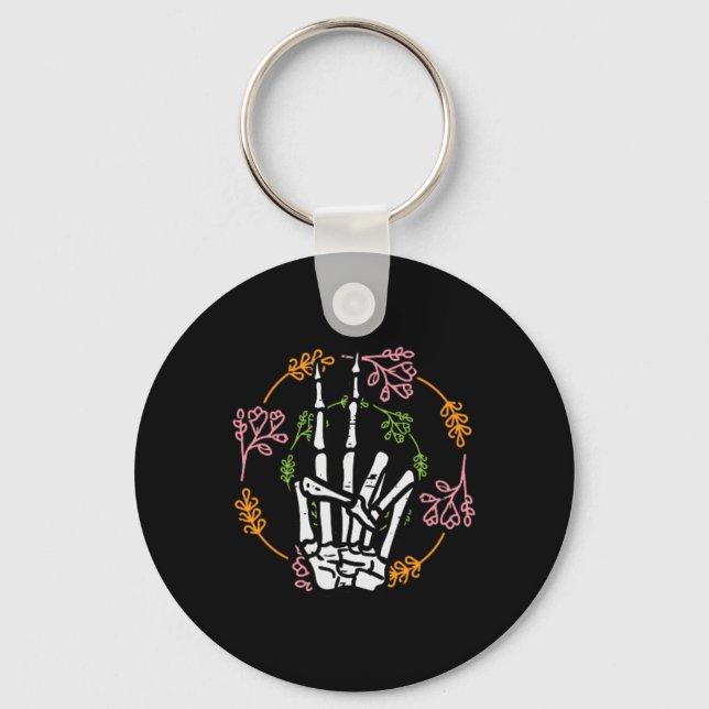 Chaveiro Skeleton Peace Pocket Figurume Men W (Frente)