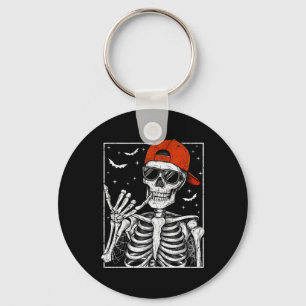 Chaveiro Skeleton Rock Hand Halloween Figurume Legal Rock M