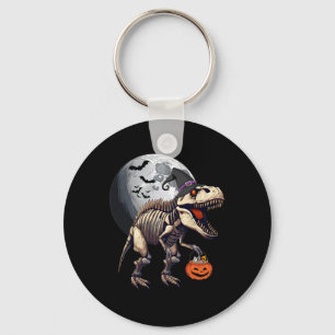 Chaveiro Skeleton T Rex Dinossaur Diversão Halloween Boys