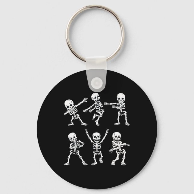 Chaveiro Skeletons Dançantes Desafio Meninos Meninas H (Frente)