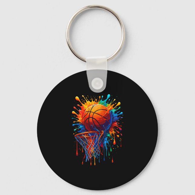 Chaveiro Sketller Argola Colorido Splash Sketll  (Frente)